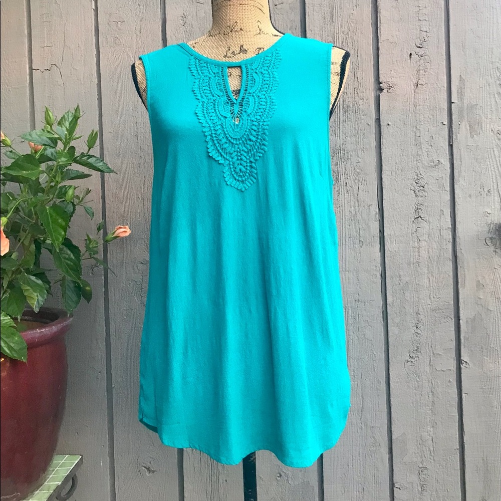 Turquoise On with Embellishment